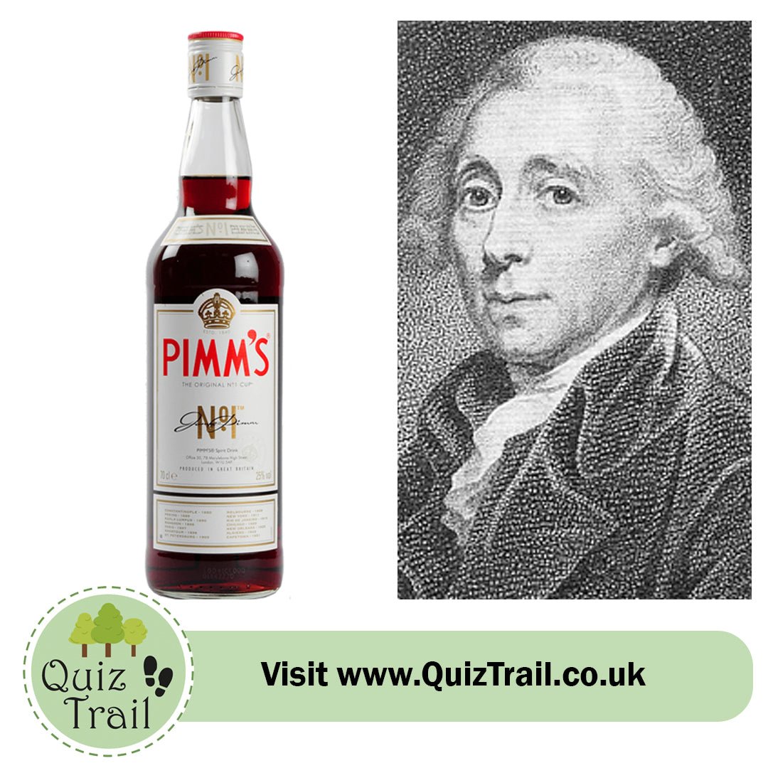 Pimm’s was invented by James Pimm who lived just outside Sittingbourne! - Quiz Trail