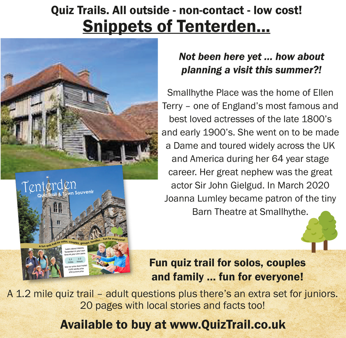 Tenterden: Smallhythe Place - Quiz Trail