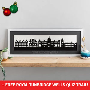 Tunbridge Wells - Skyline Papercut Craft Print