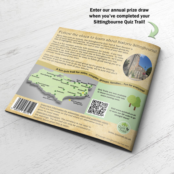 Load image into Gallery viewer, Sittingbourne Quiz Trail Back Cover
