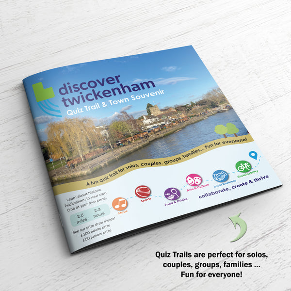 Load image into Gallery viewer, Discover Twickenham Quiz Trail Front Cover
