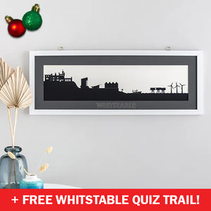 Whitstable - Skyline Papercut Craft Print