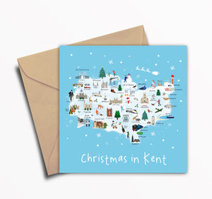 Christmas In Kent Christmas Greeting Card