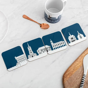 Faversham - Set of 4 Skyline Coasters