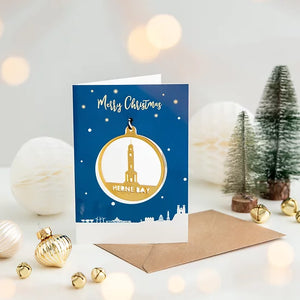 Herne Bay - Bauble Christmas Card