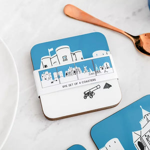 Rye - Set of 4 Skyline Coasters