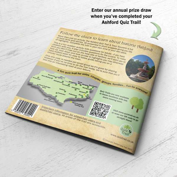 Load image into Gallery viewer, Ashford Quiz Trail Back Cover
