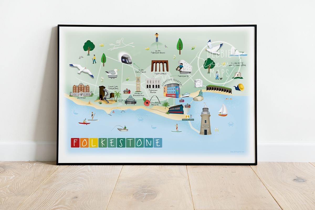 Folkestone - 'In The Spring Time' Art Print