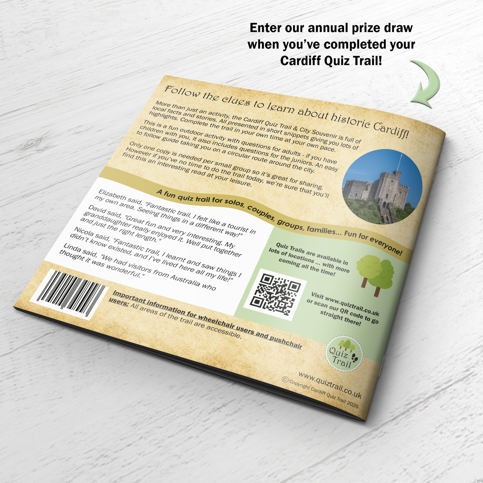 Cardiff Quiz Trail back cover
