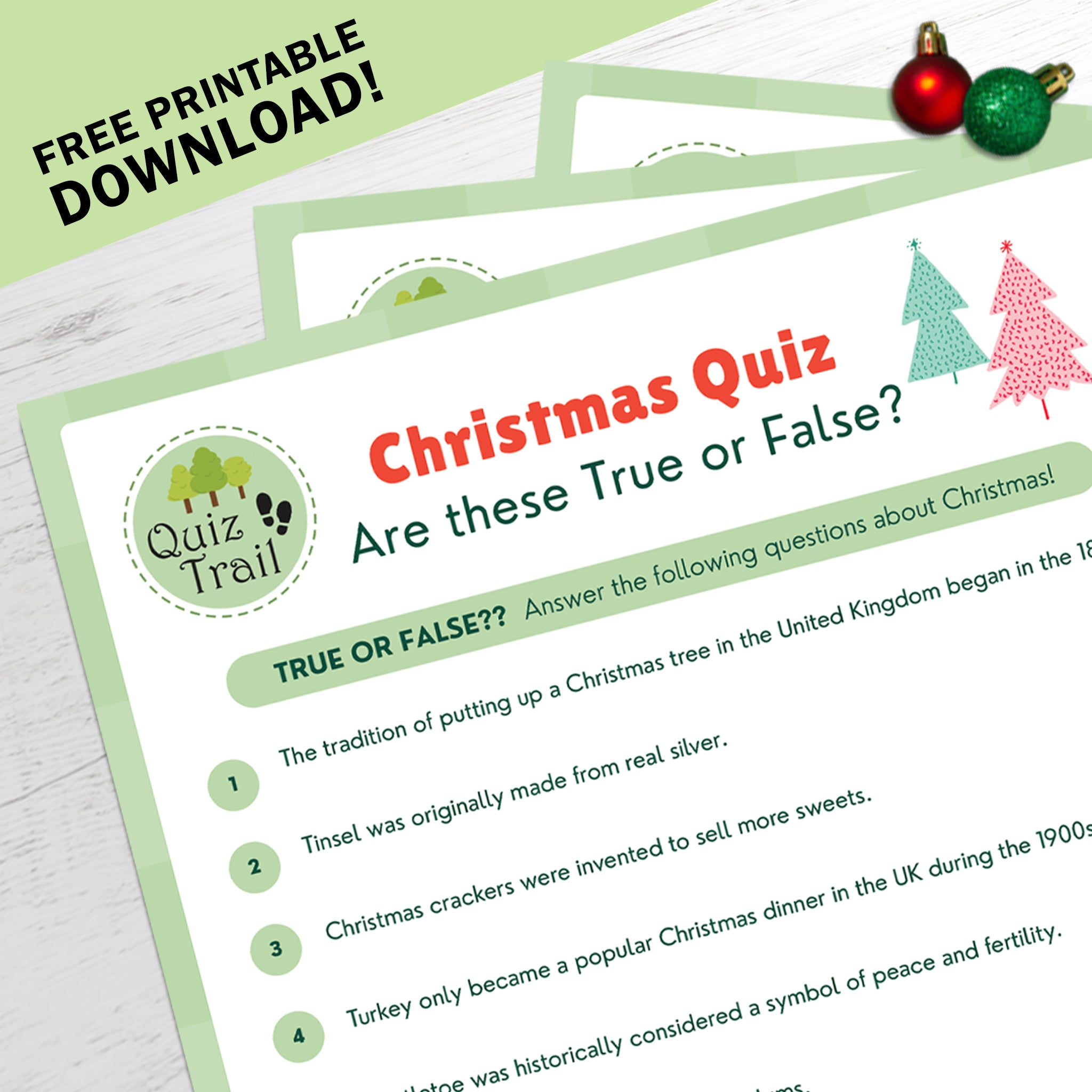 Download this FREE Christmas Quiz!