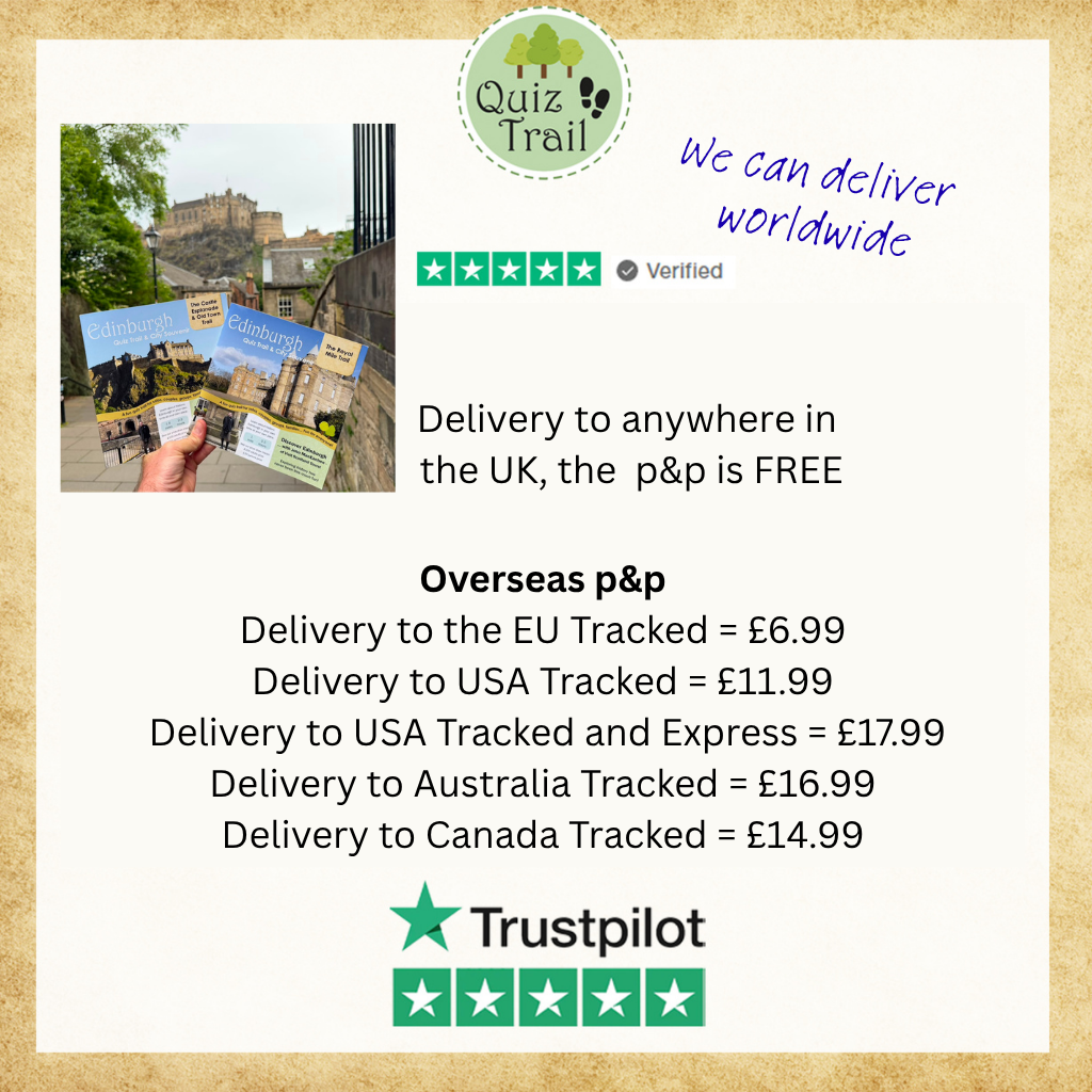 We can send your Quiz Trails worldwide!