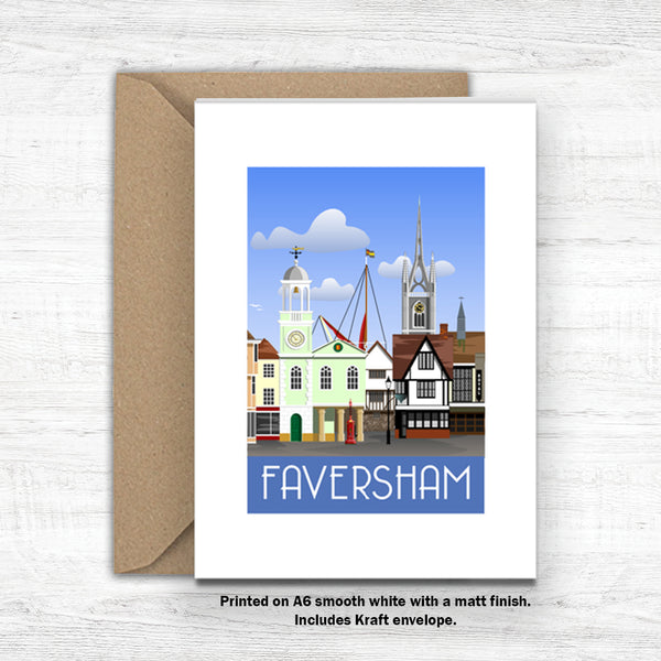 Load image into Gallery viewer, Faversham A6 Greeting Card
