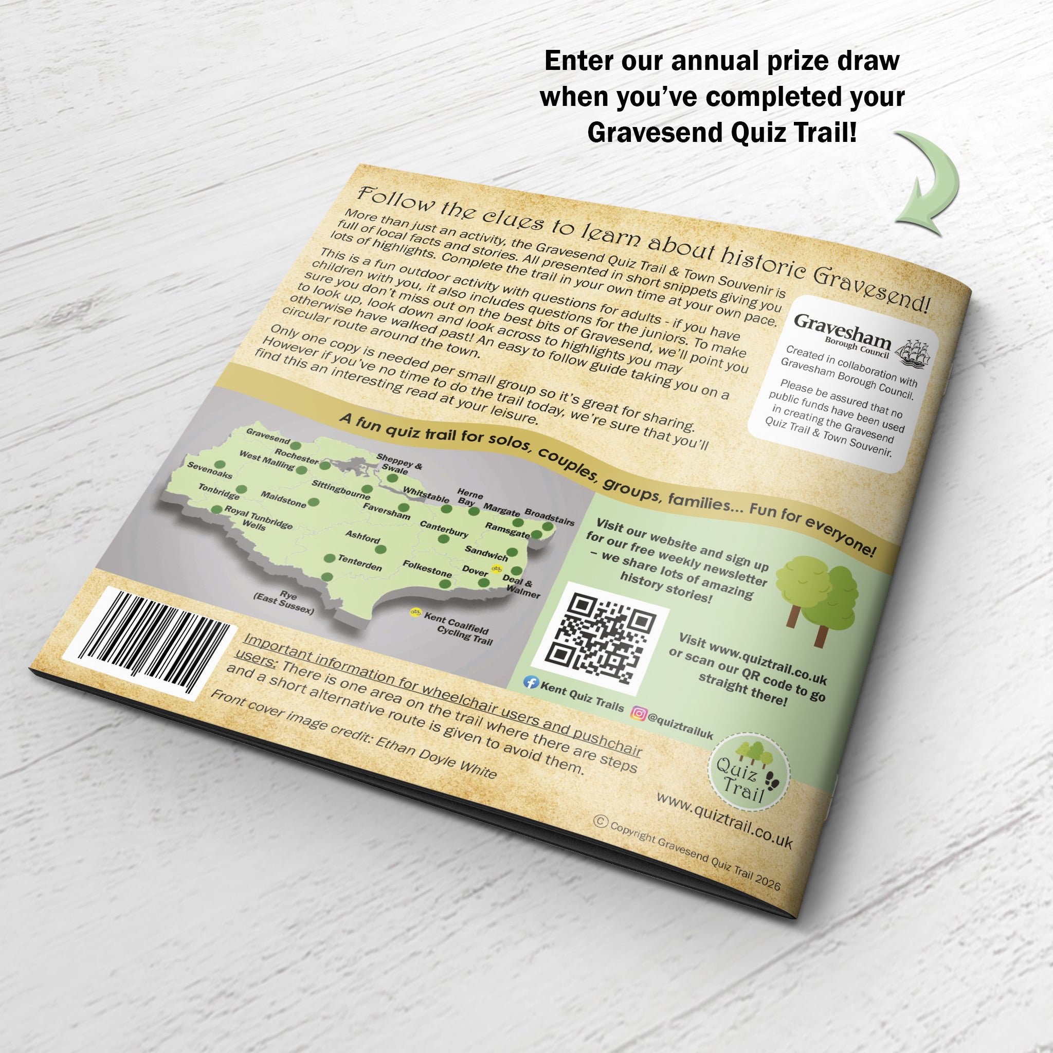 Gravesend Quiz Trail back cover