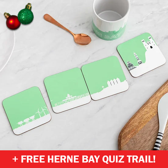 Herne Bay - Set of 4 Skyline Coasters