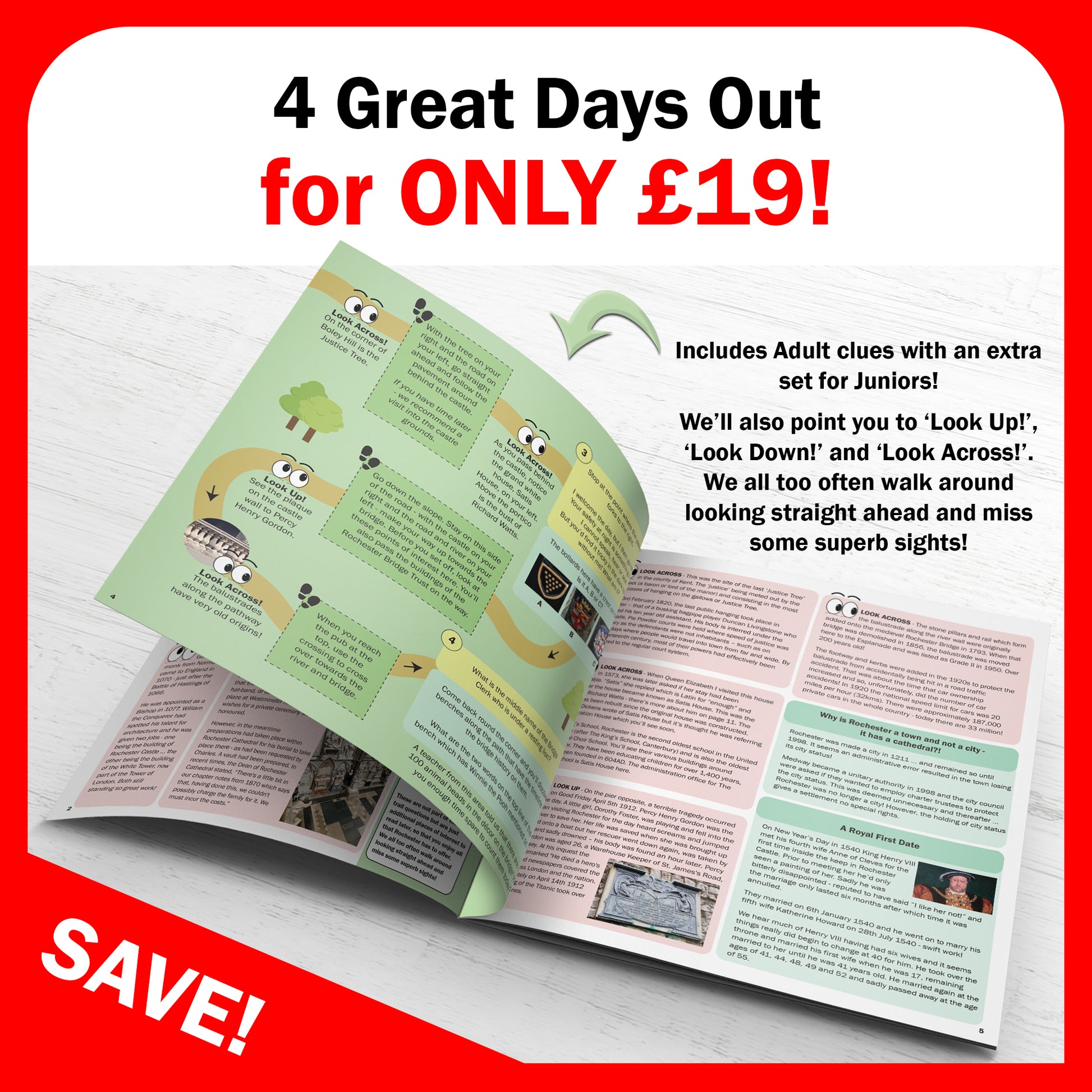 Choose any 4 Kent Quiz Trails for ONLY £19!