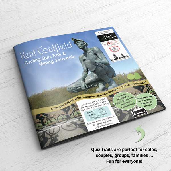 Load image into Gallery viewer, Kent Coalfield Cycling Quiz Trail Front Cover
