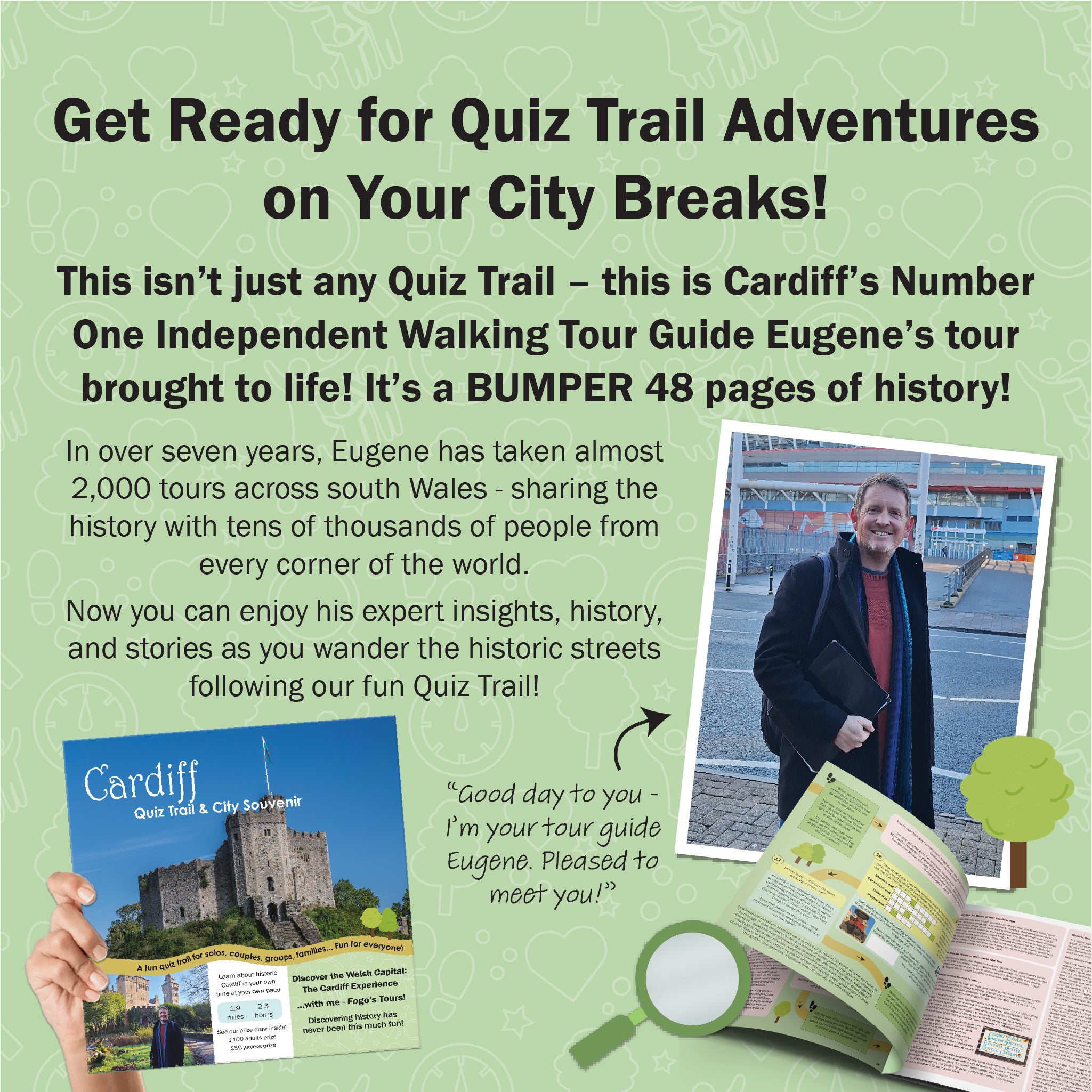 Get ready for your next adventure in Cardiff!