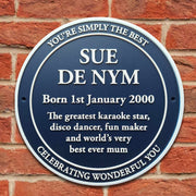 Navy Blue Heritage Plaque - 1