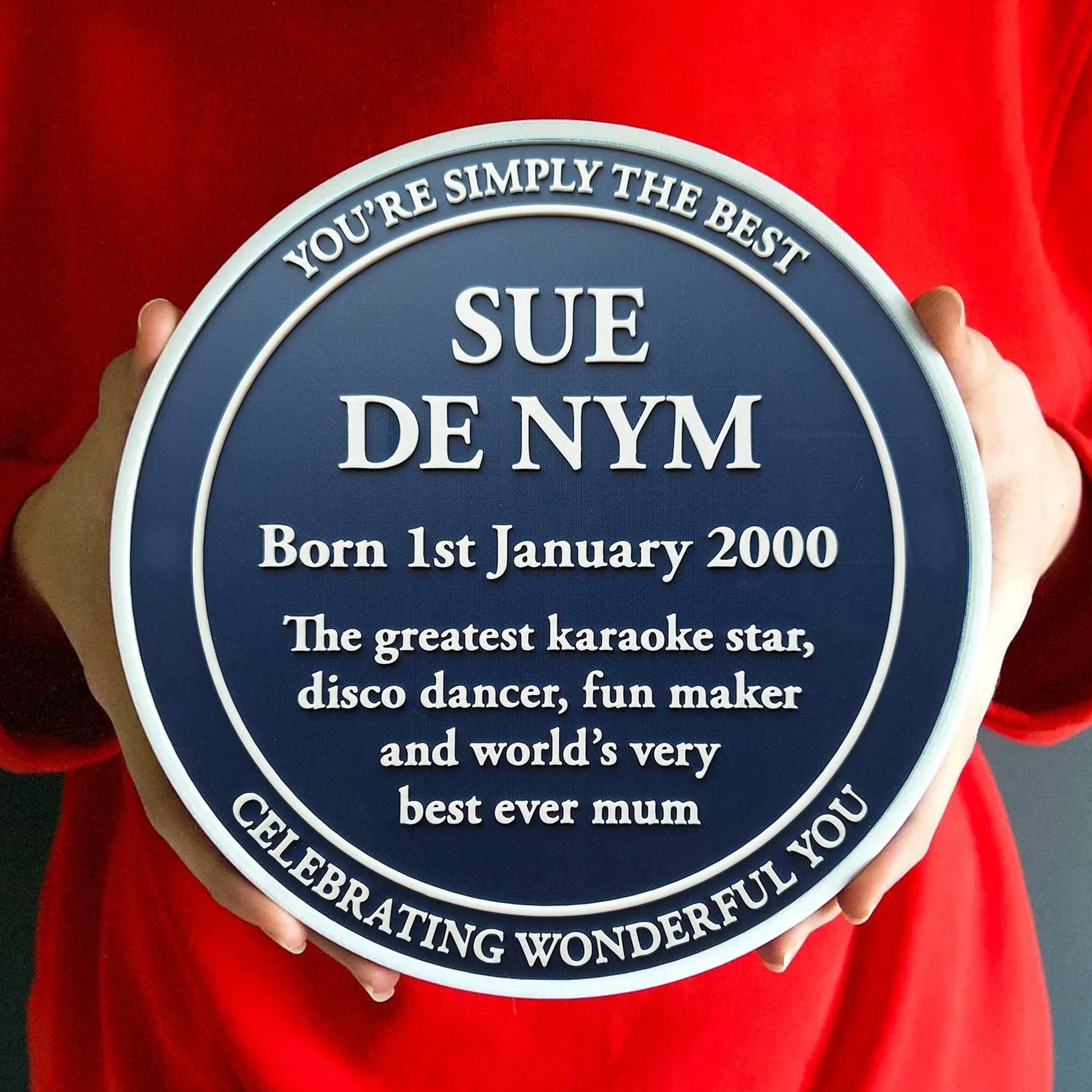 Navy Blue Heritage Plaque - 2