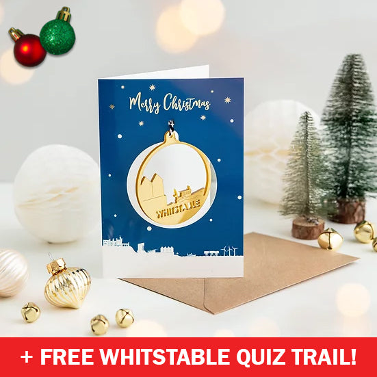 Whitstable - Bauble Christmas Card