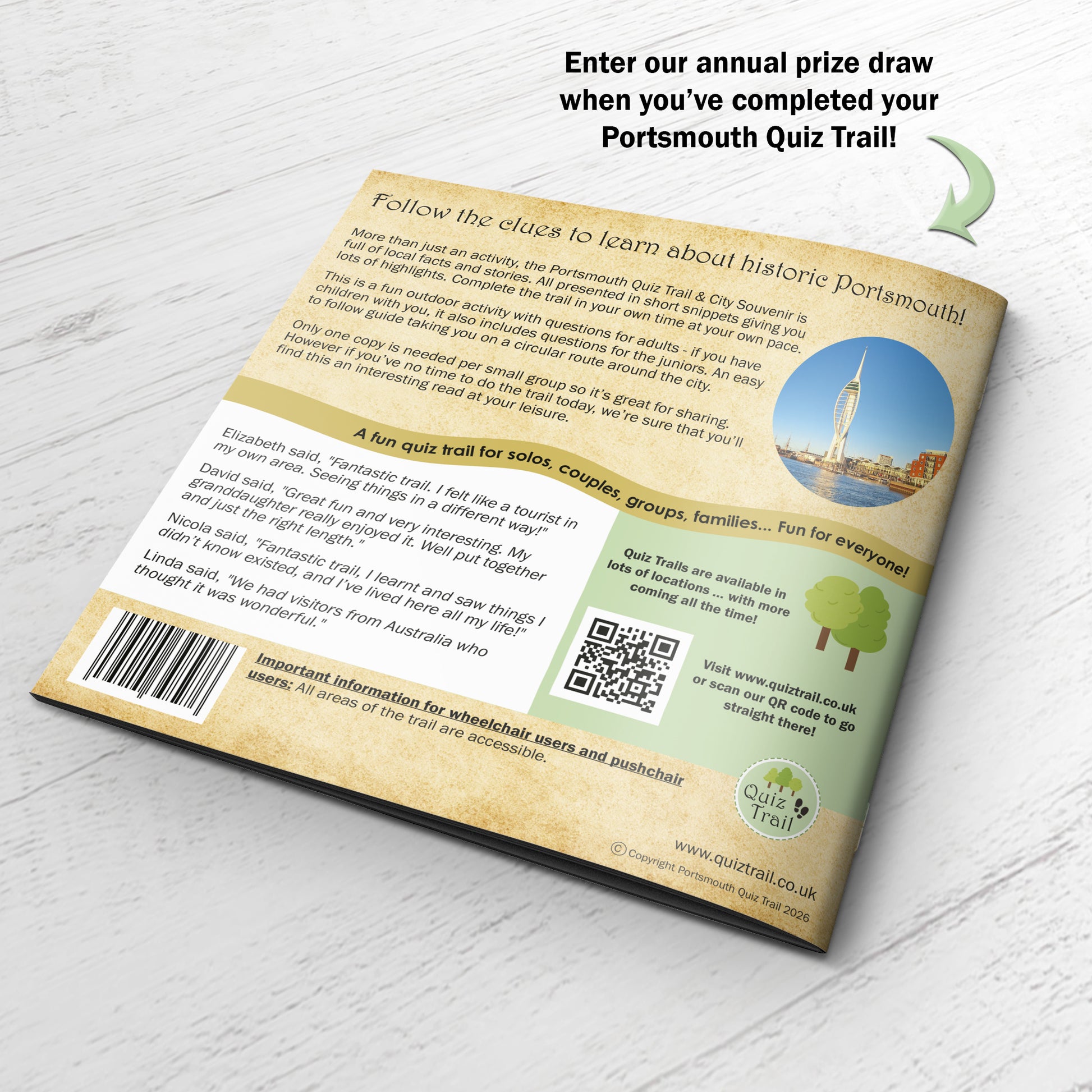 Portsmouth Quiz Trail back cover