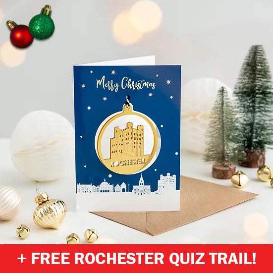 Rochester - Bauble Christmas Card