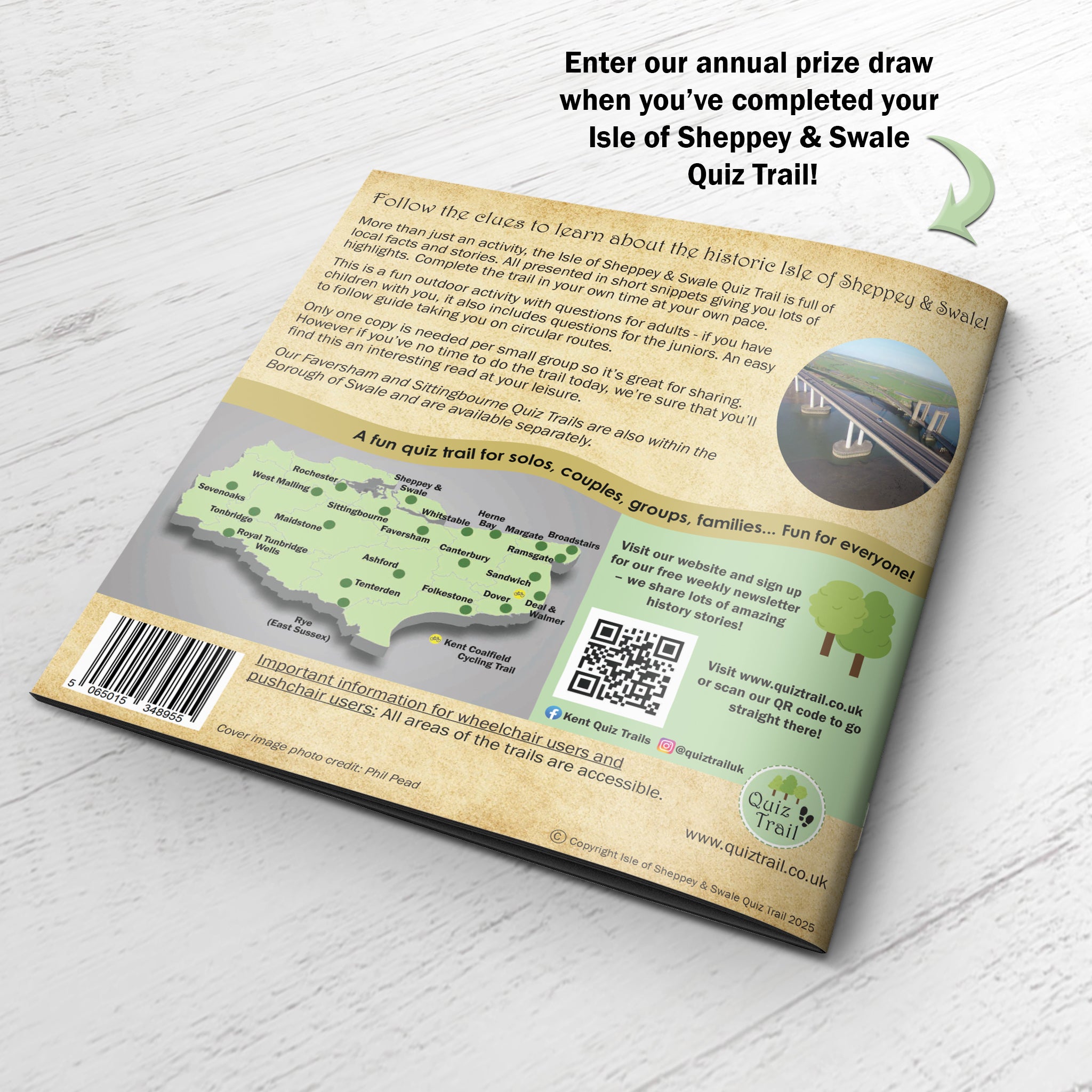 Isle of Sheppey and Swale Quiz Trail back cover