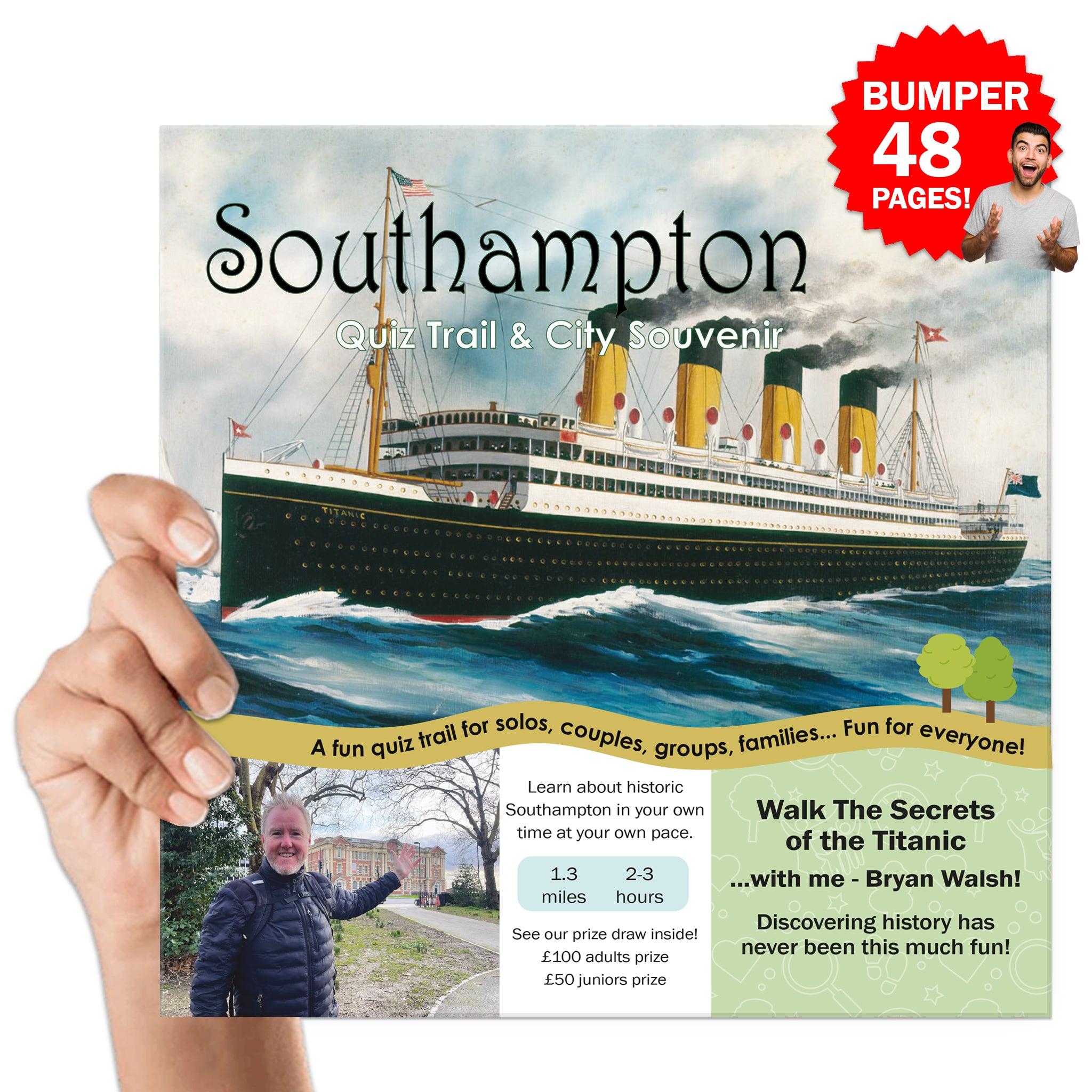 Explore Southampton with the Southampton Quiz Trail and City Souvenir! BUMPER 48 Pages!