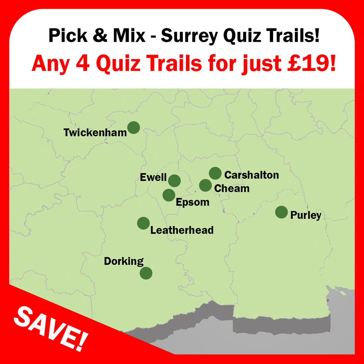 Top 10: Visiting Ewell, Surrey – Quiz Trail