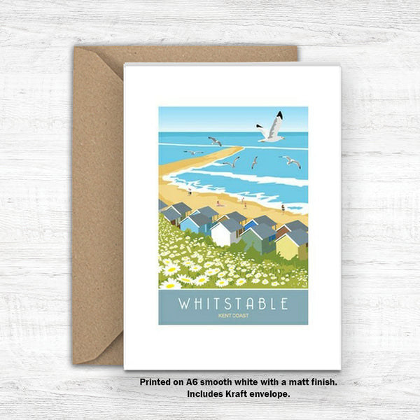 Load image into Gallery viewer, Whitstable A6 Greeting Card

