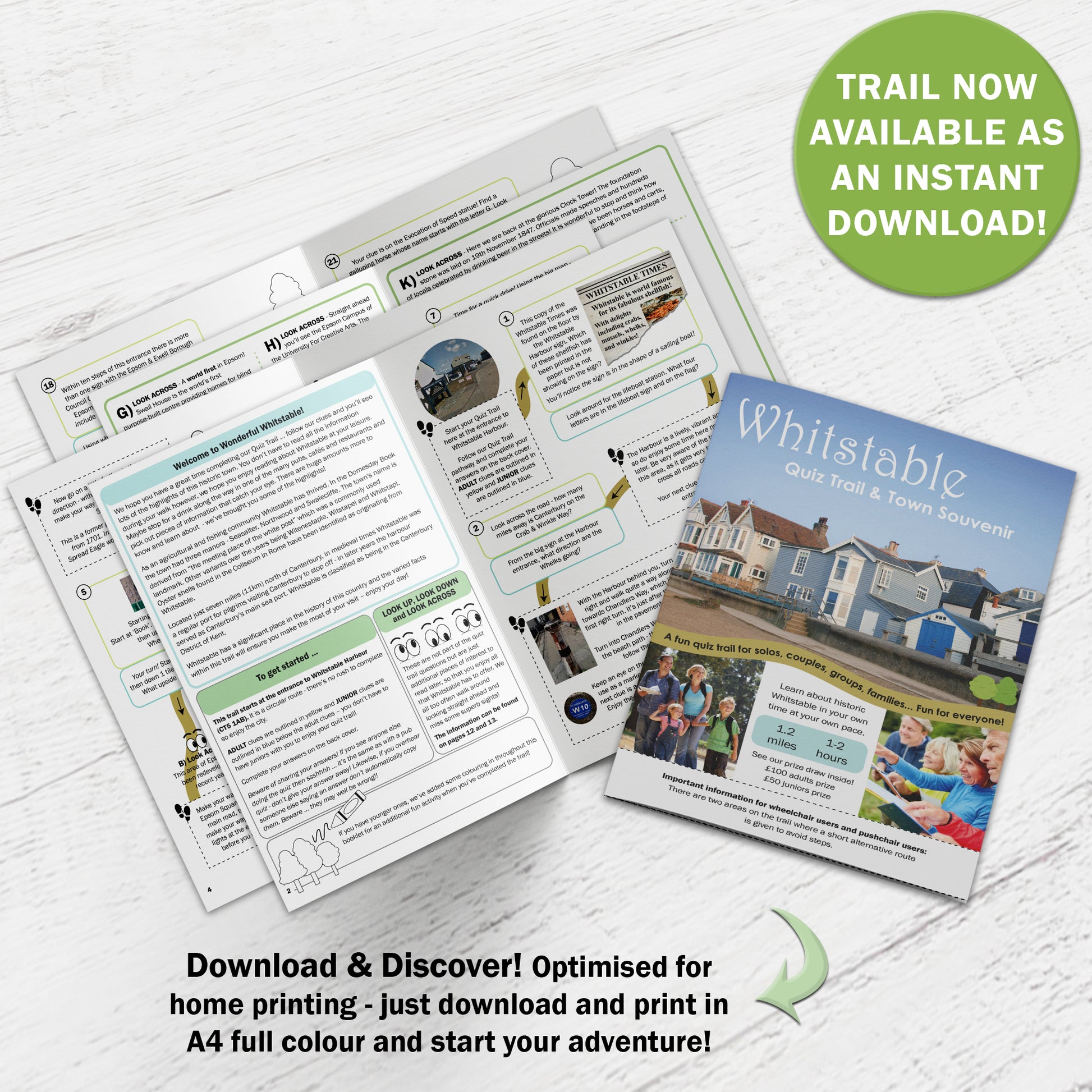 Whitstable Quiz Trail - Download and Print At Home!