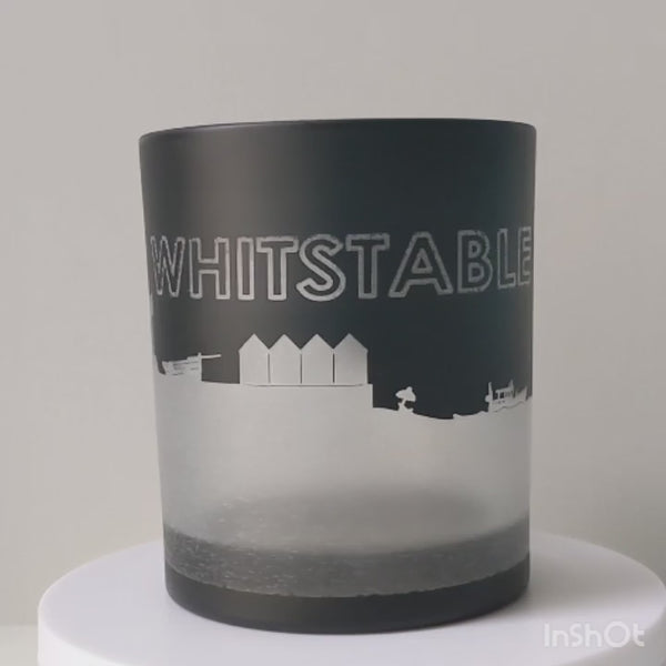 Load and play video in Gallery viewer, Whitstable - Skyline Glass Tealight Holder
