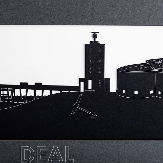 Load image into Gallery viewer, Deal - Skyline Papercut Craft Print
