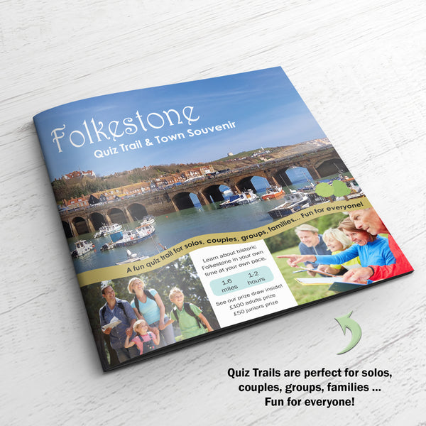 Load image into Gallery viewer, Folkestone Quiz Trail Front Cover
