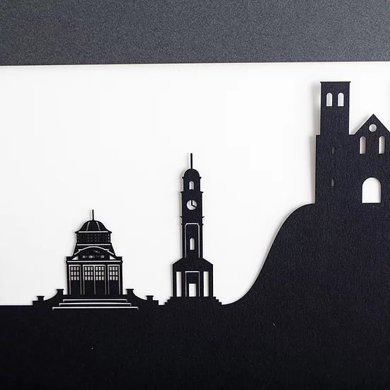 Load image into Gallery viewer, Herne Bay - Skyline Papercut Craft Print
