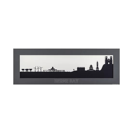 Load image into Gallery viewer, Herne Bay - Skyline Papercut Craft Print
