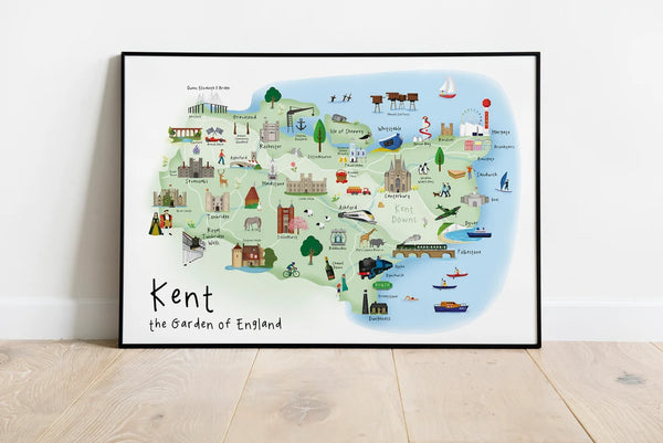 Load image into Gallery viewer, Kent - &#39;The Garden of Kent&#39; Art Print
