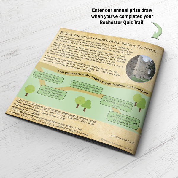 Load image into Gallery viewer, Rochester Quiz Trail Back Cover
