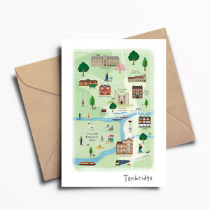 Tonbridge - 'In The Summer Time' Greeting Card