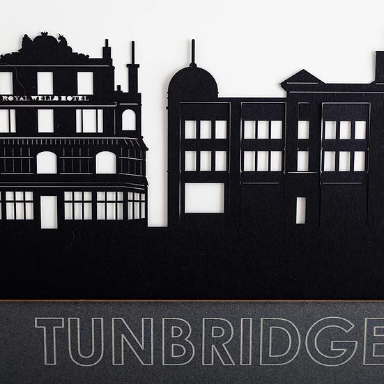 Load image into Gallery viewer, Tunbridge Wells - Skyline Papercut Craft Print
