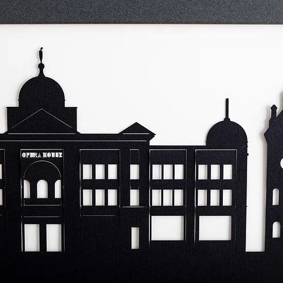 Load image into Gallery viewer, Tunbridge Wells - Skyline Papercut Craft Print
